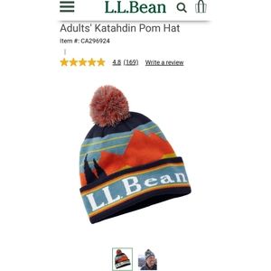 L.L Bean Katahdin Pom Hat